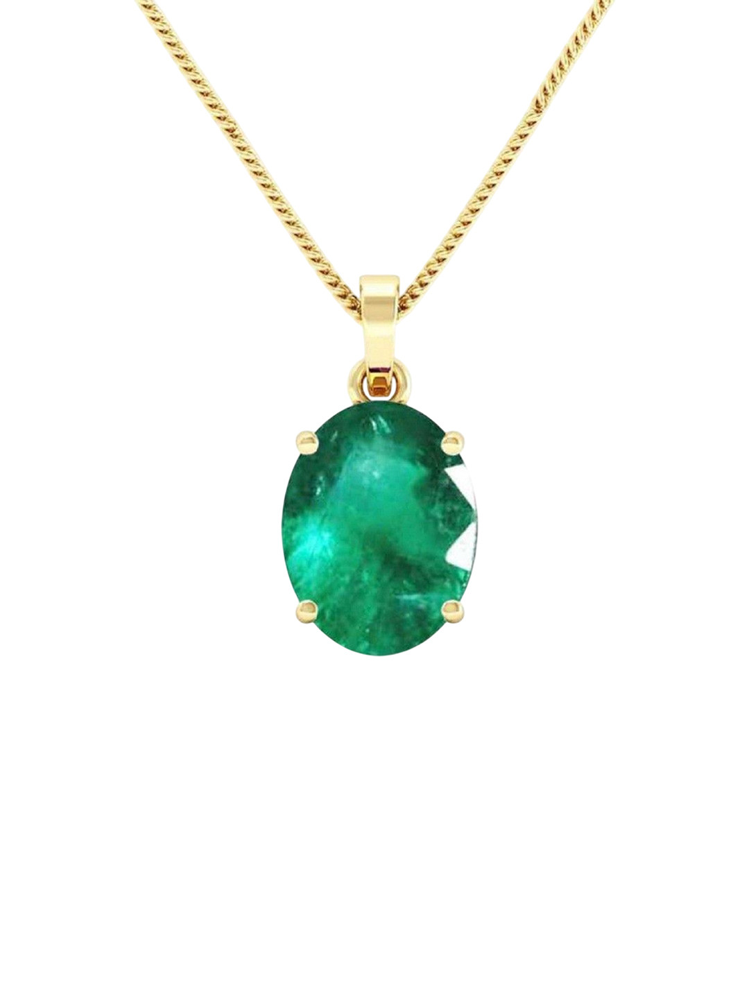 GenZcomplex Green Gold-Plated Pendant