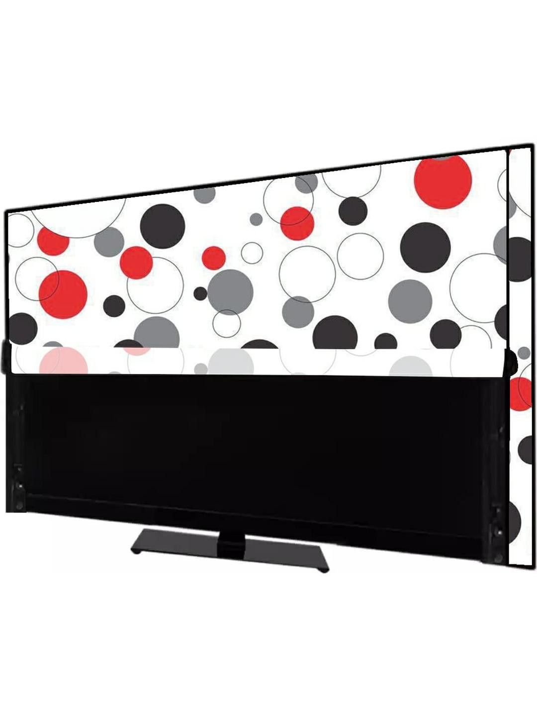 MOGNE FAB White PVC Dustproof & Waterproof Printed LED TV Cover 55 Inch