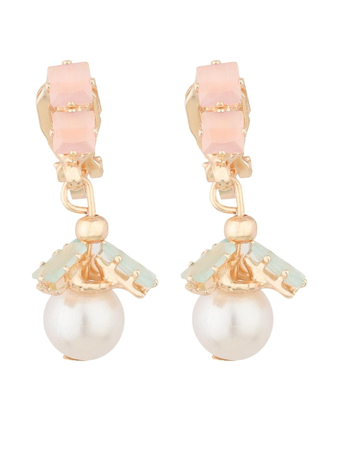 Crystal Stud Cuff Clips | Non-Piercing Earrings for Cartilage & Helix | Premium Gold-Plated Earcuff