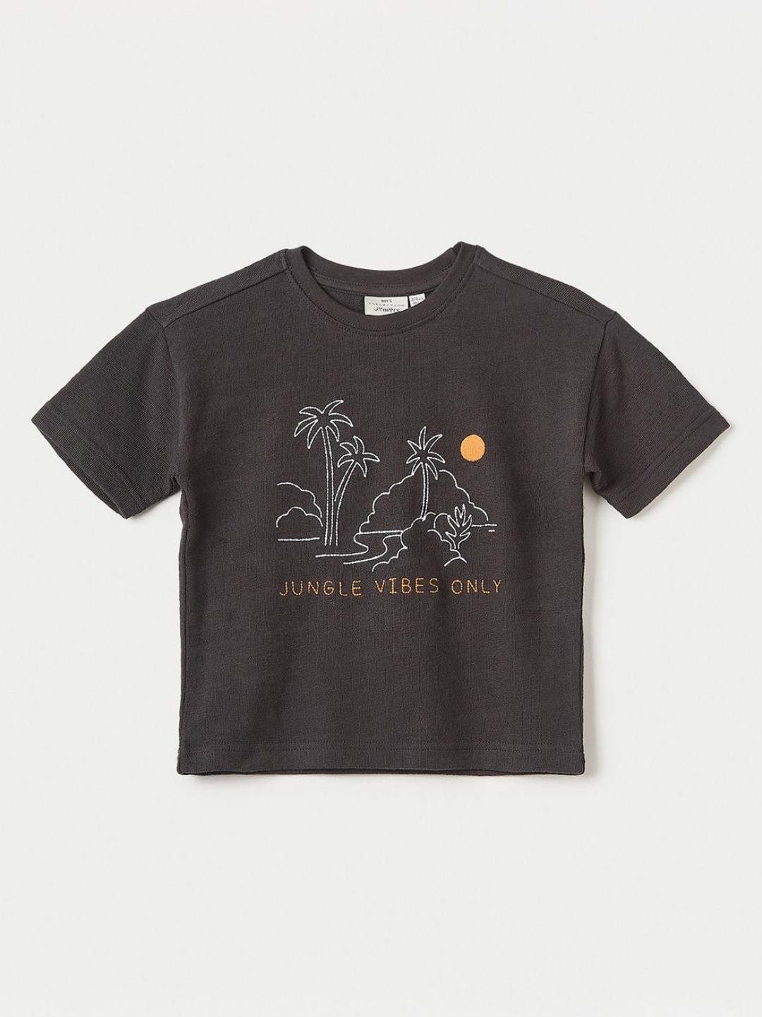 Juniors by Babyshop Boys Graphic Printed Short Sleeves Cotton T-shirt