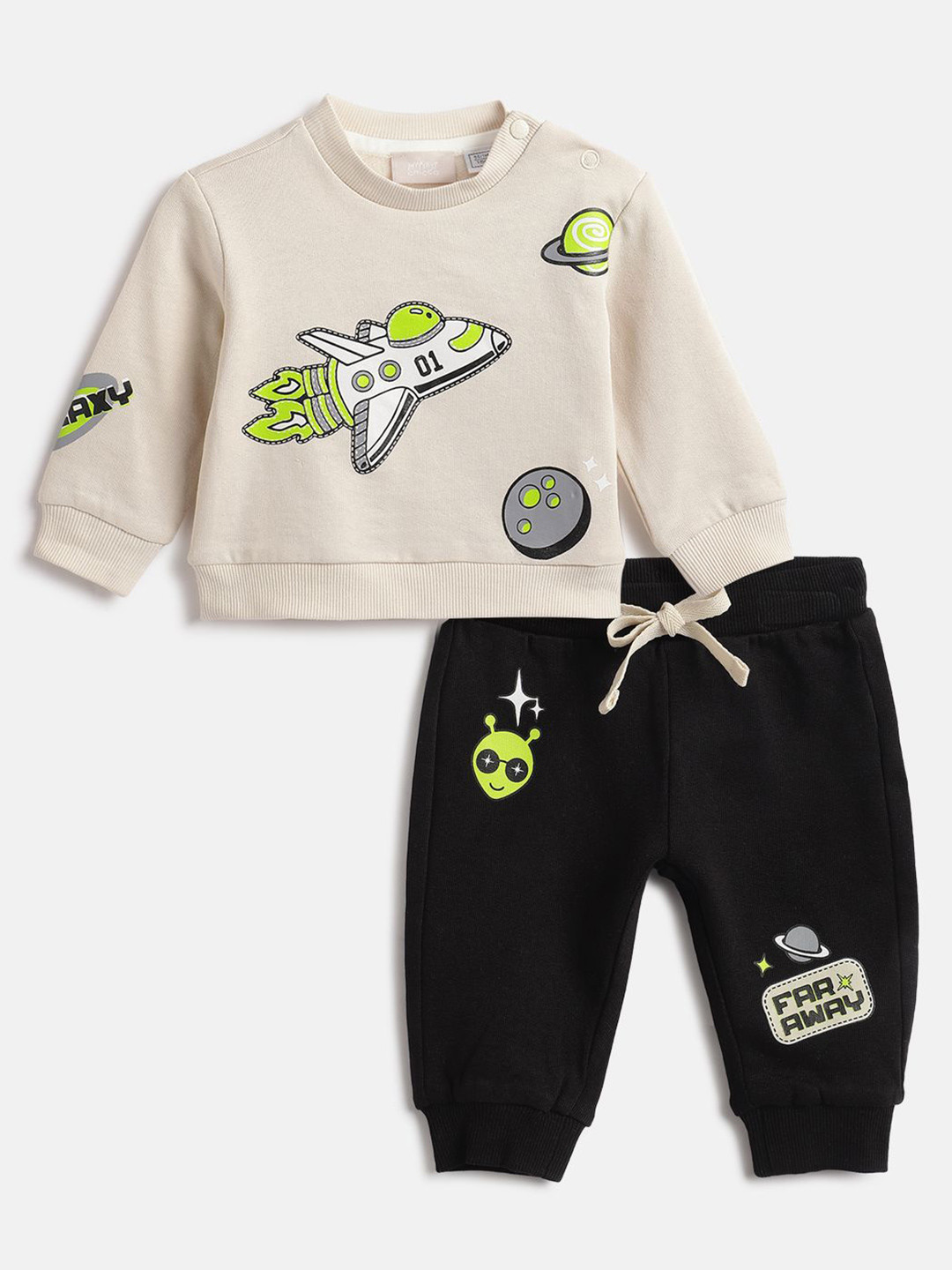 Chicco Boys Pure Cotton Sweatshirt with Jogger Pant