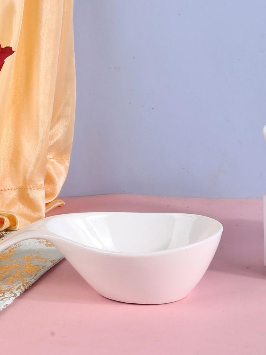 Olive Home Accents White Stoneware Plates