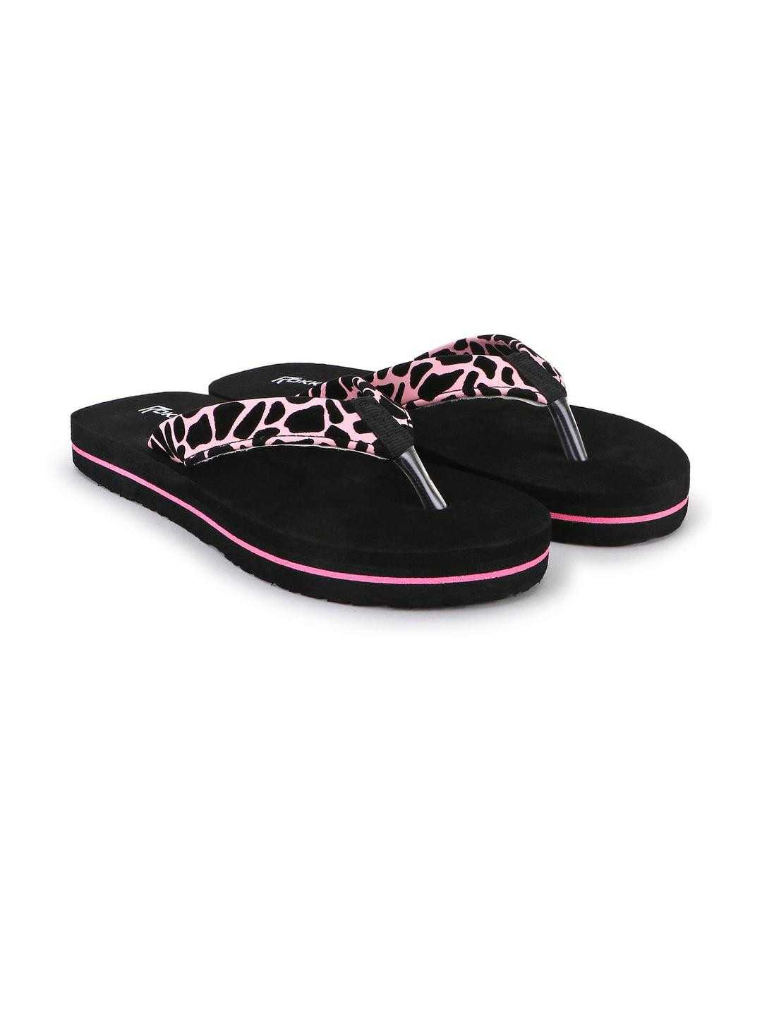 ROKKS Women Printed Thong Flip-Flops