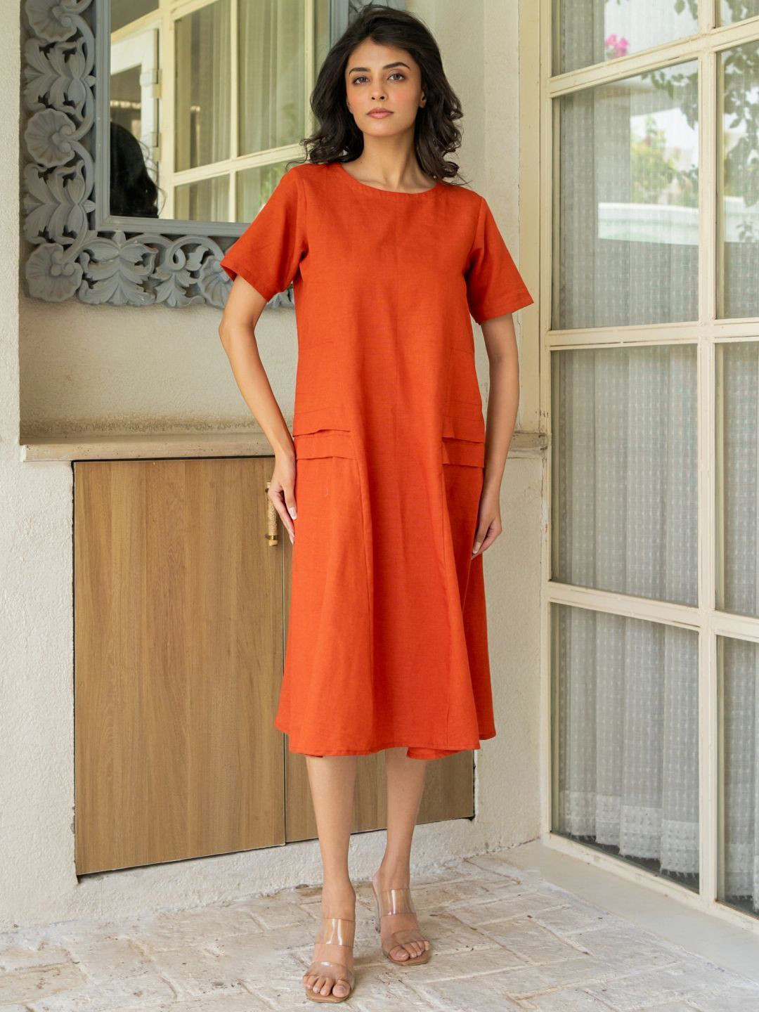 HOUSE OF JAMOTI Clay Charm Summer Dress