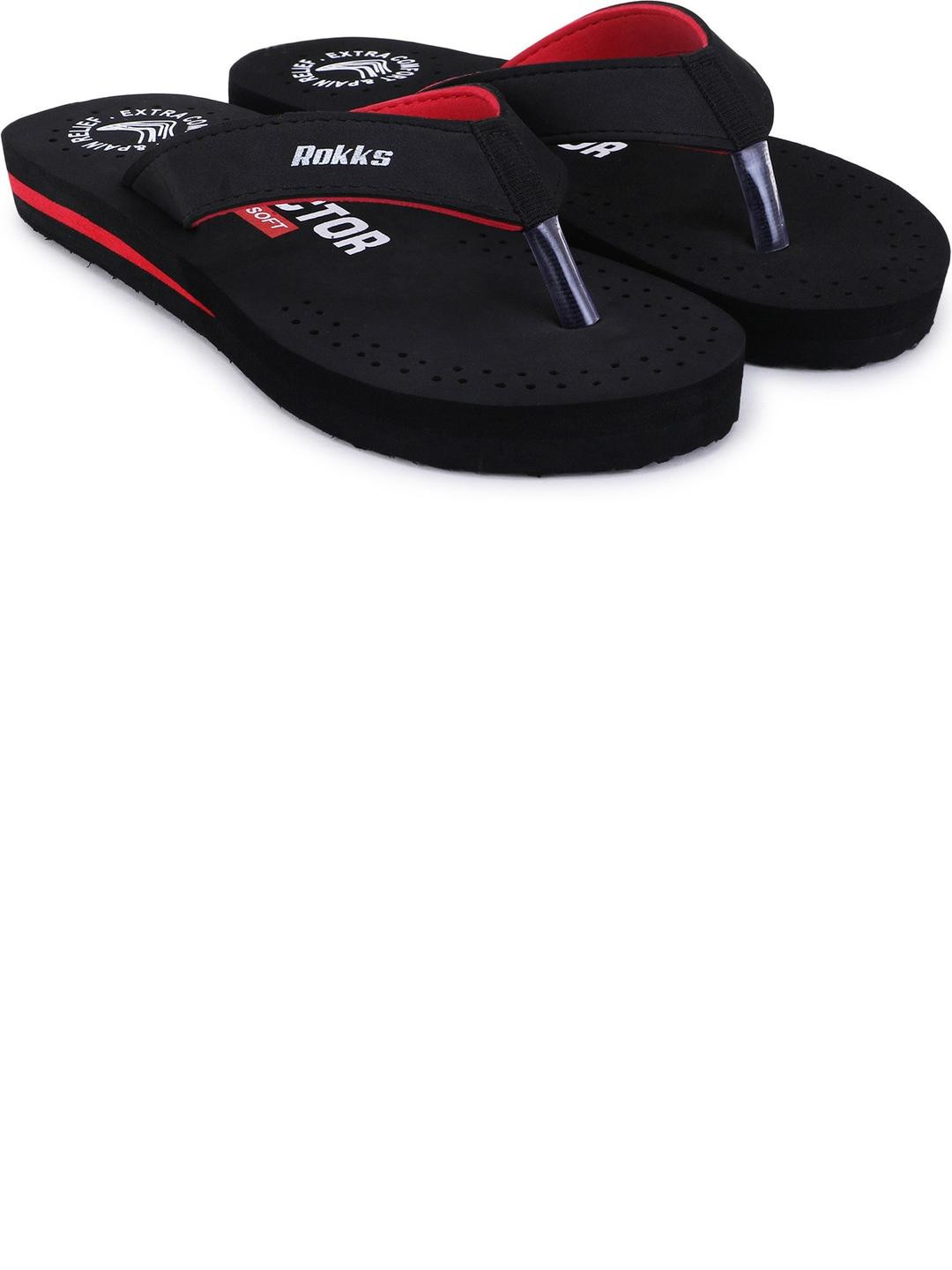 ROKKS Women Rubber Flip Flops
