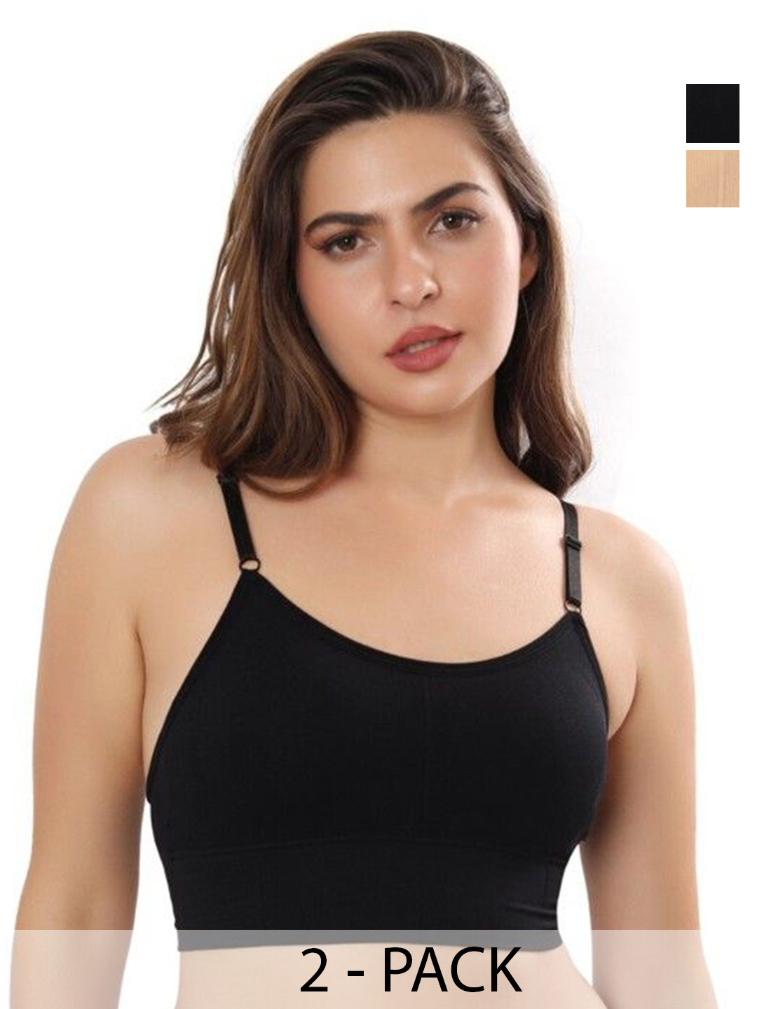 Trulymart Pack Of 2 Full Coverage Lightly Padded Everyday Bra