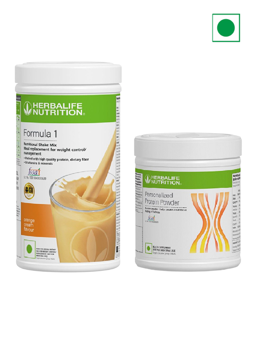 HERBALIFE NUTRITION Set Of 2 Protein Powder 200 g With Formula 1 Shake 500 g