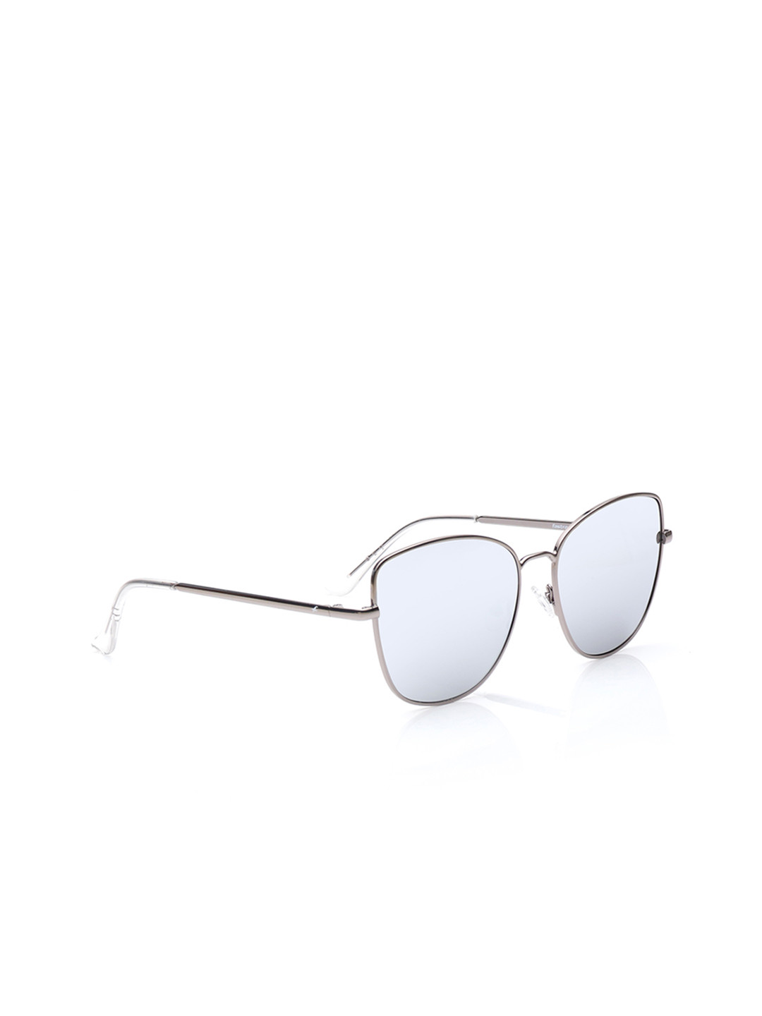 Fastrack Women Gold-Toned Cateye Sunglasses with Polarised Lens - M280GY3PV