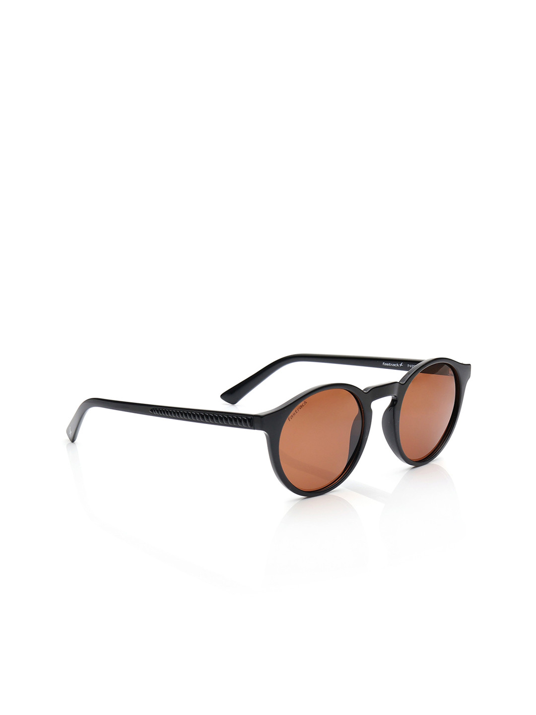 Fastrack Unisex Round Sunglass with Polarised Lens - P495BR1PV