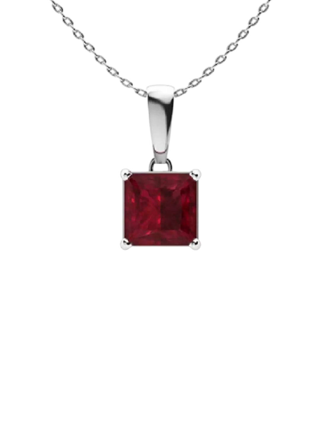 GenZcomplex Red Square Pendants
