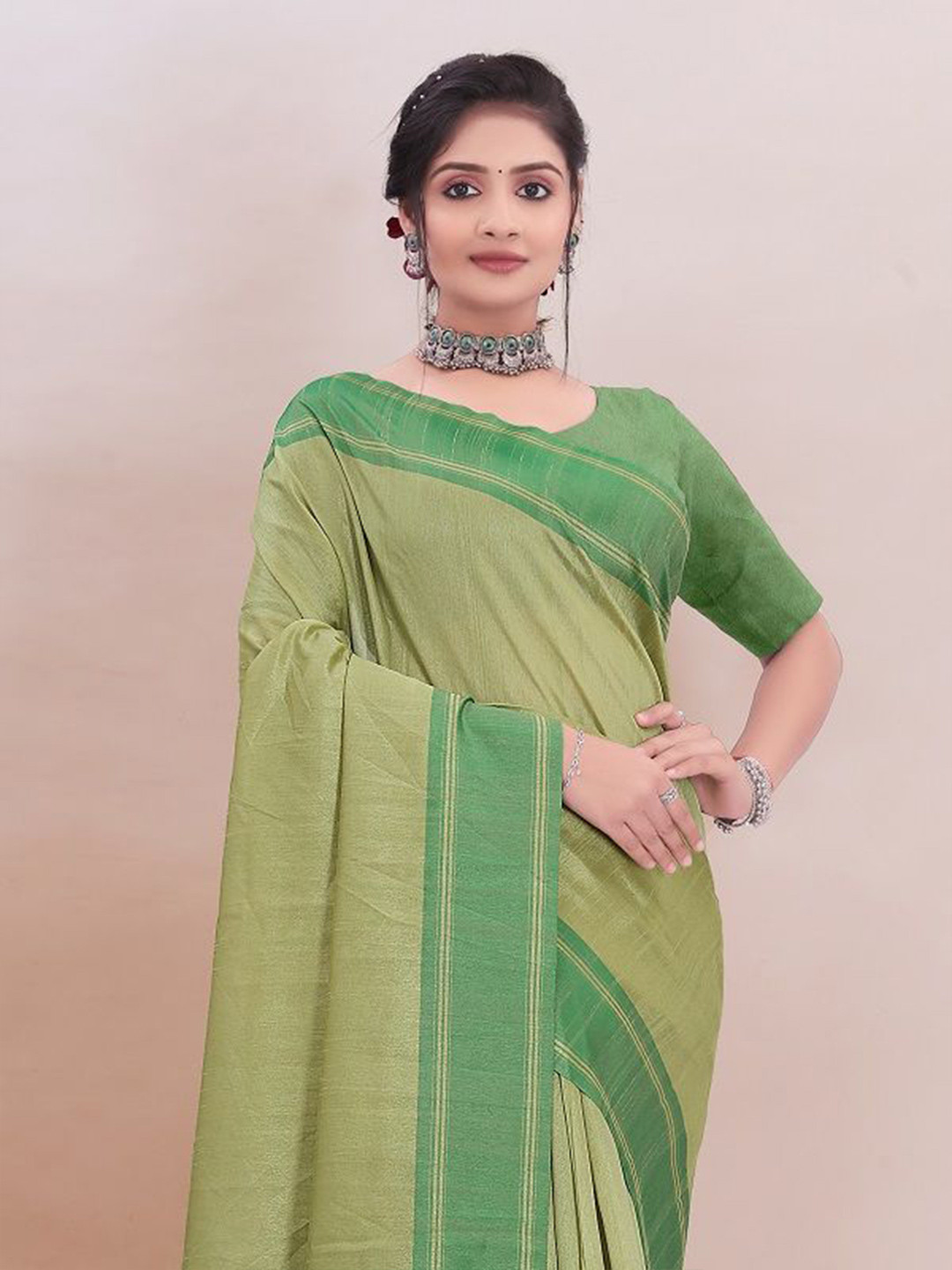 NIKATT Daily Saree With Unstitched Blouse Piece