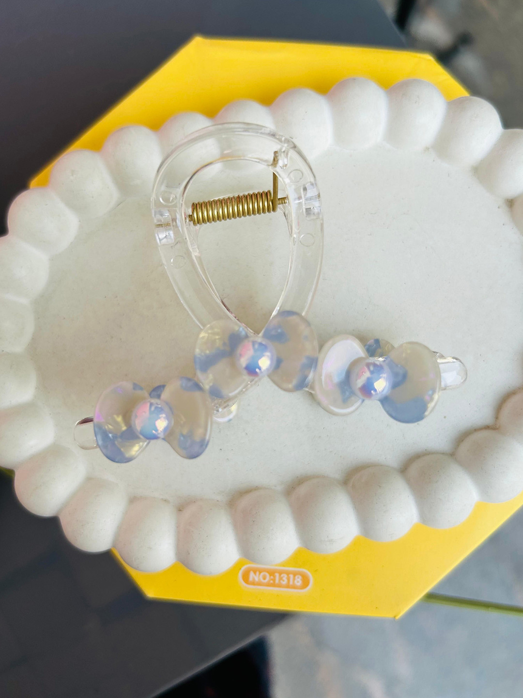 Radhya Accessories Bofeini Bow Loop Hair Claw Clip