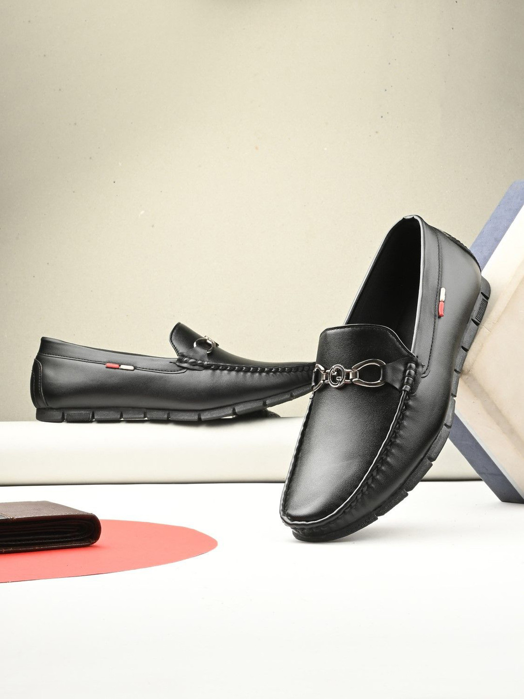 KASTAVA Men Lightweight Horsebit Loafers