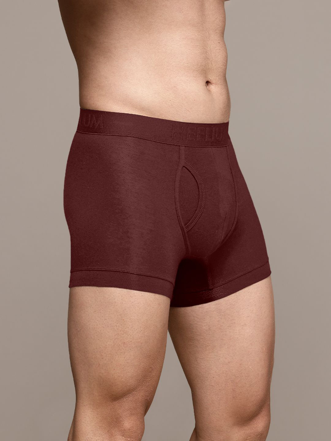 Heelium Mid-Rise Breathable Trunks DUP-P1-KEYHOLETRK-RED-S