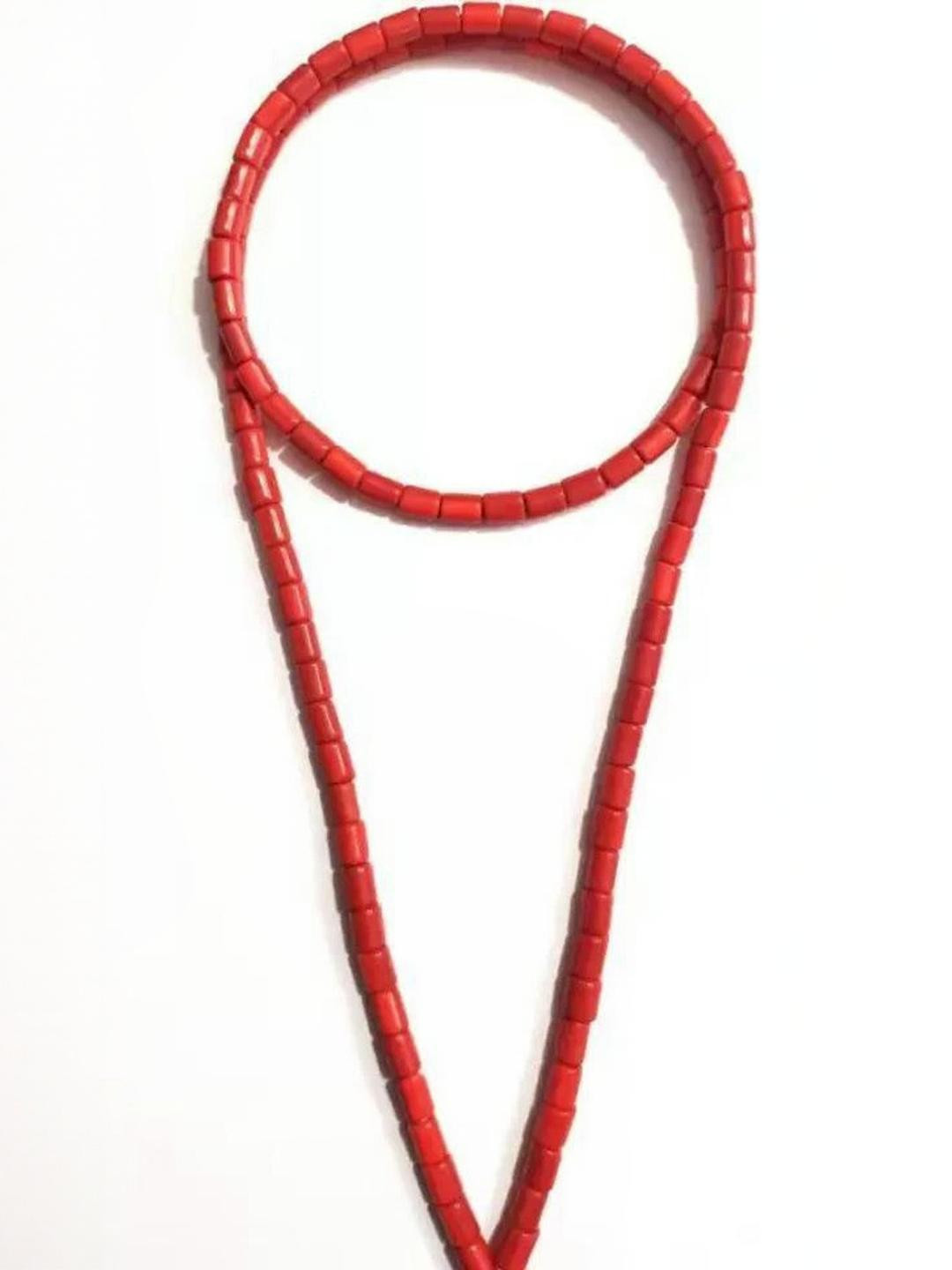 VANISHREE WORLD Unisex Red Beads Chain