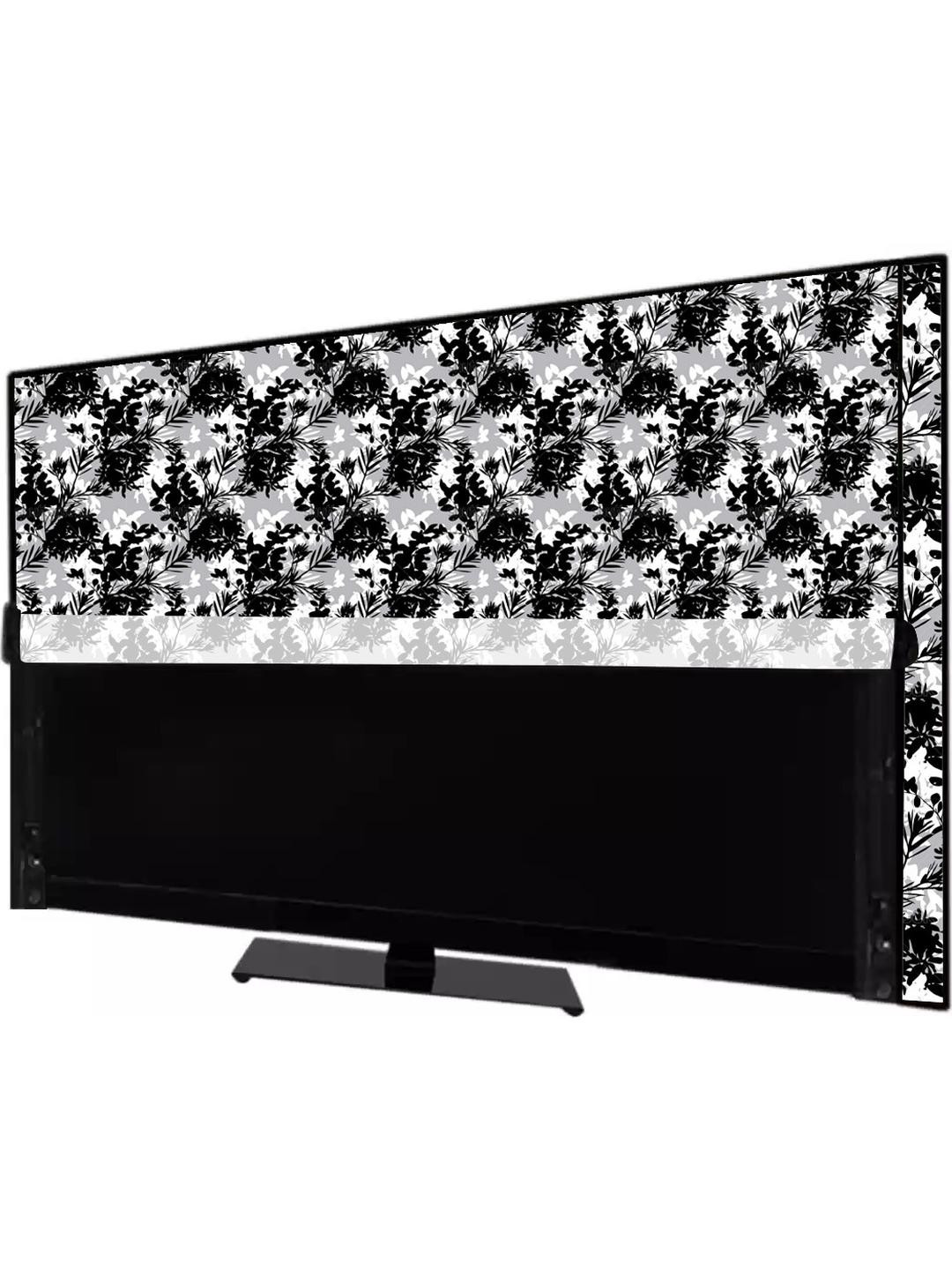MOGNE FAB Black Printed PVC Dustproof and Waterproof LED TV Cover