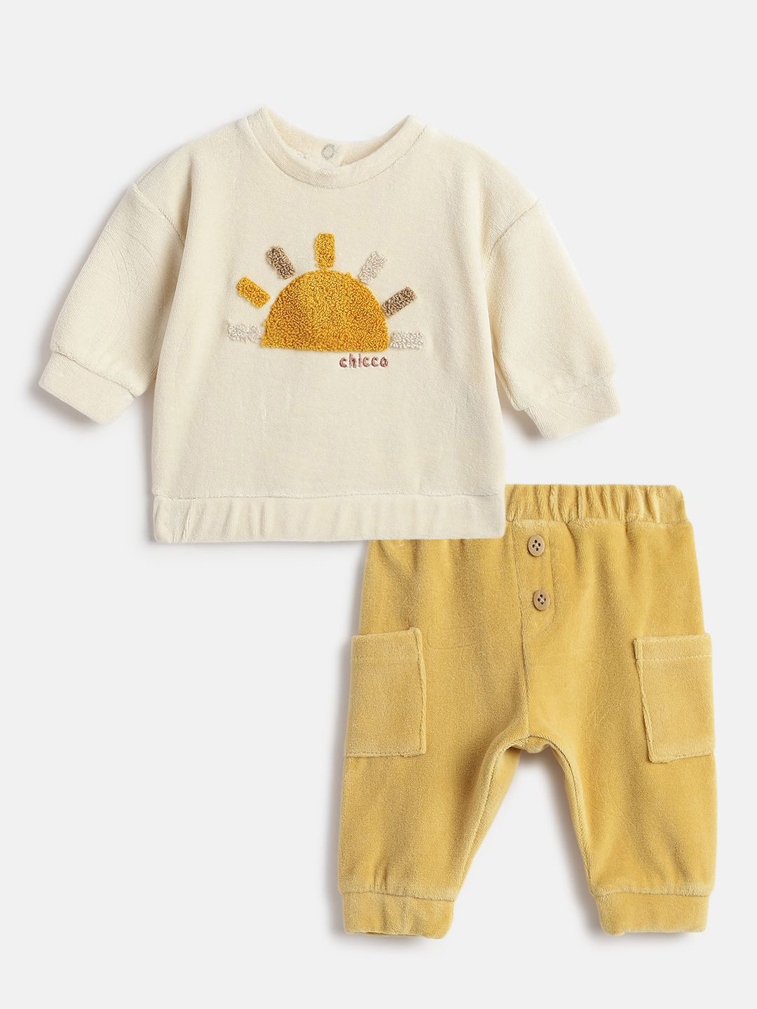 Chicco Kids Sweatshirt with Trousers Clothing Set