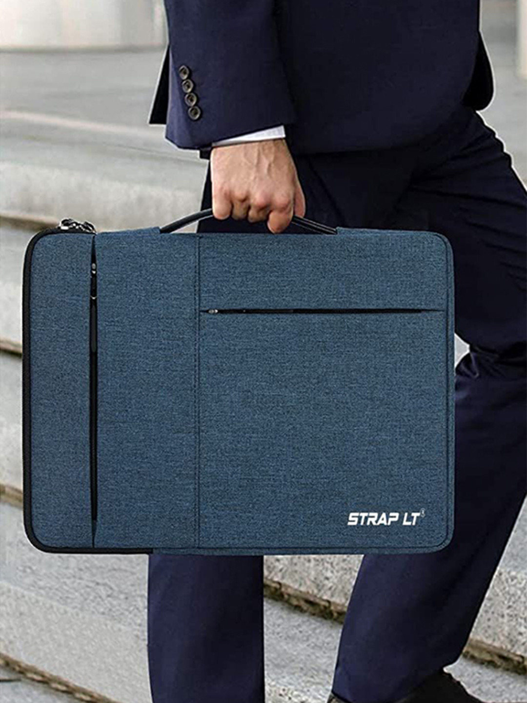 Straplt Unisex Solid Padded Laptop Sleeve
