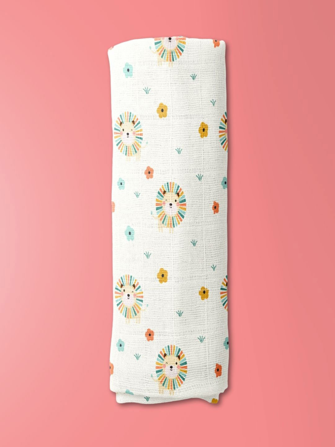 haus & kinder Lion's Garden Muslin Swaddle