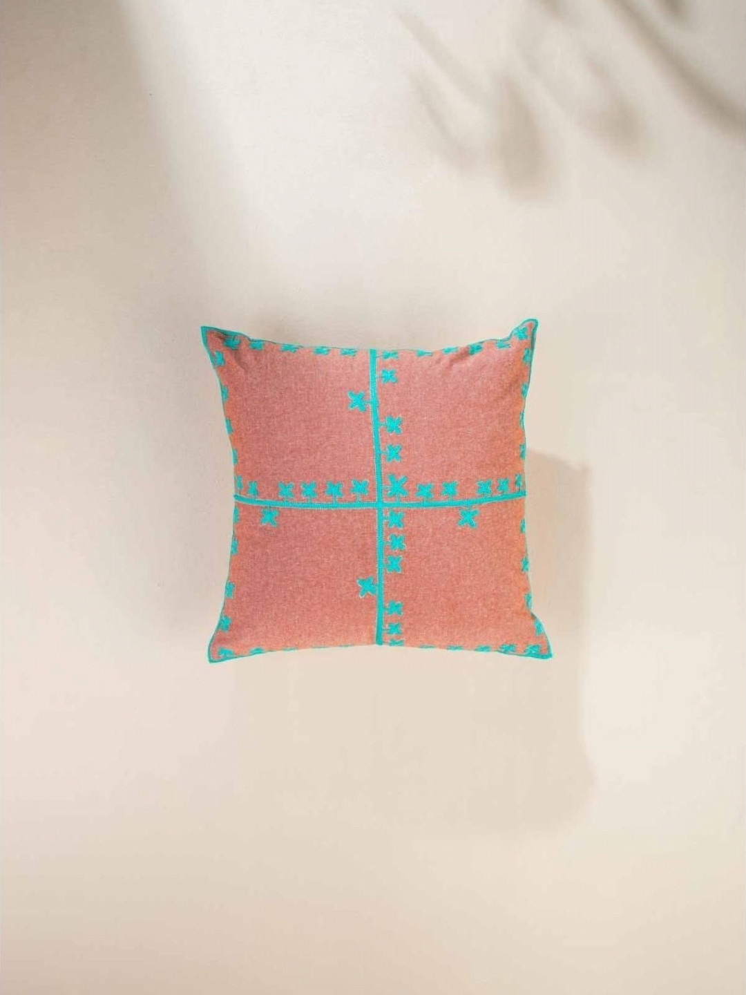 FREEDOM TREE Coral Abstract Square Cushion Covers