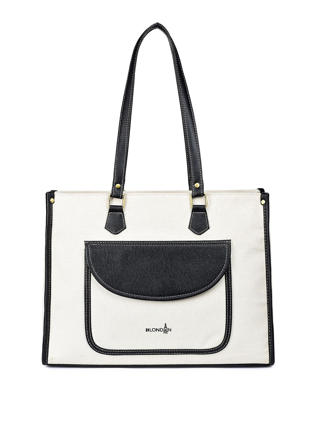 K London Brand Logo Shopper Shoulder Bag