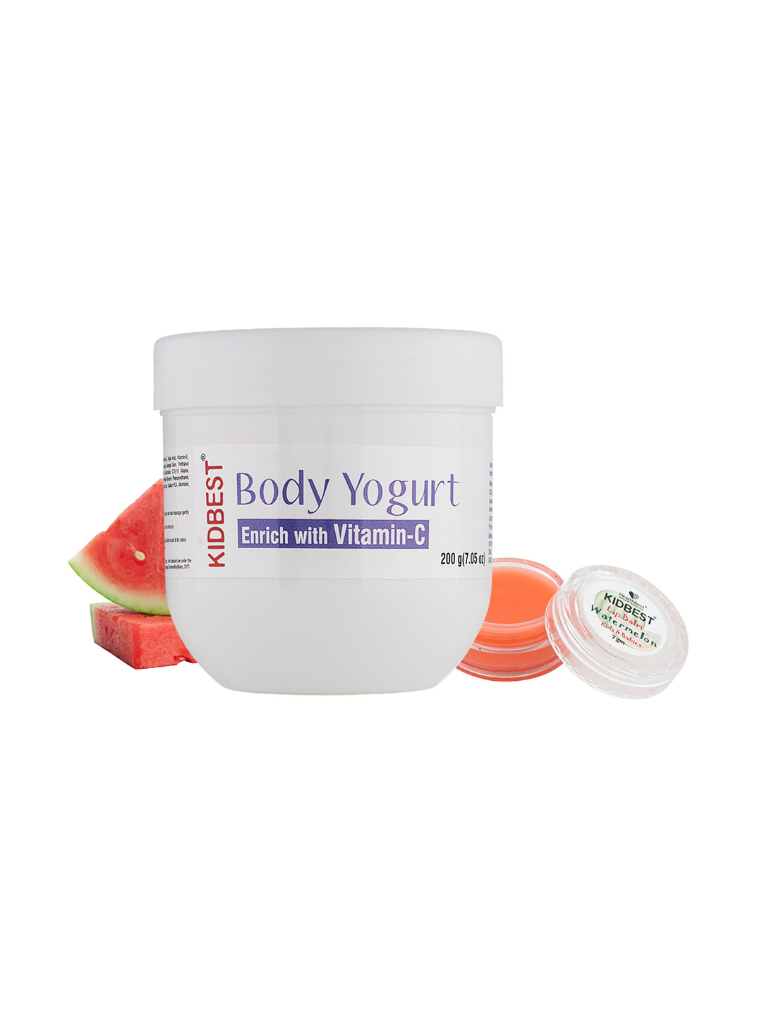 HealthBest Set Of 2 Body Yogurt Lotion With SPF 15 - 200 g & Lip Balm - 7 g
