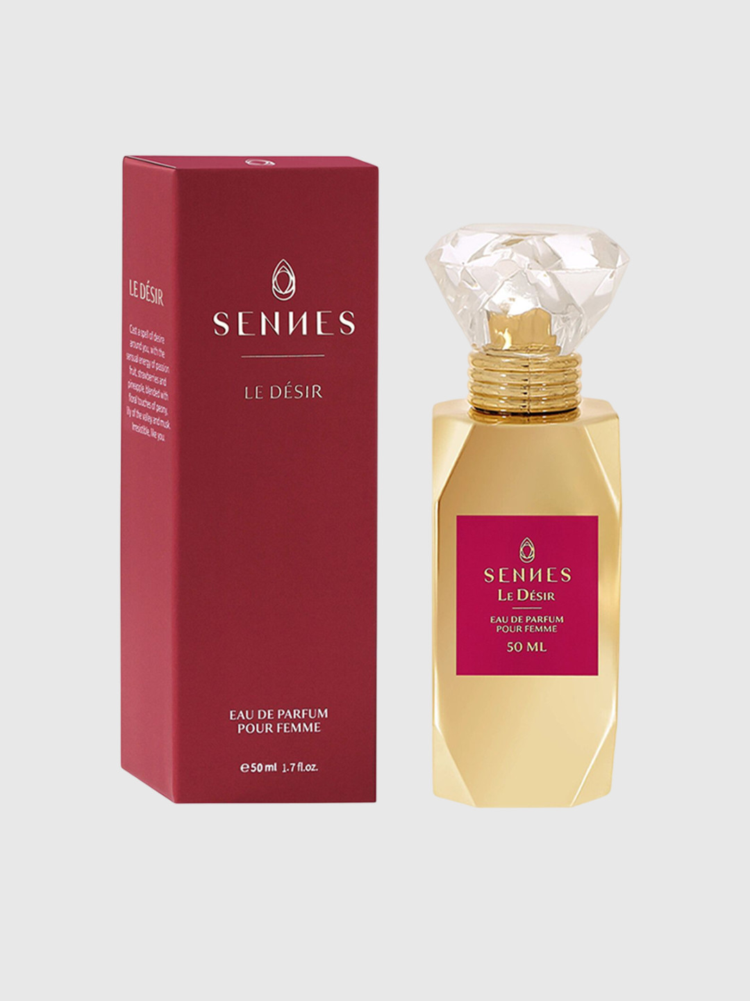 SENNES Women Le Desir Long Lasting Eau de Parfum - 50 ml