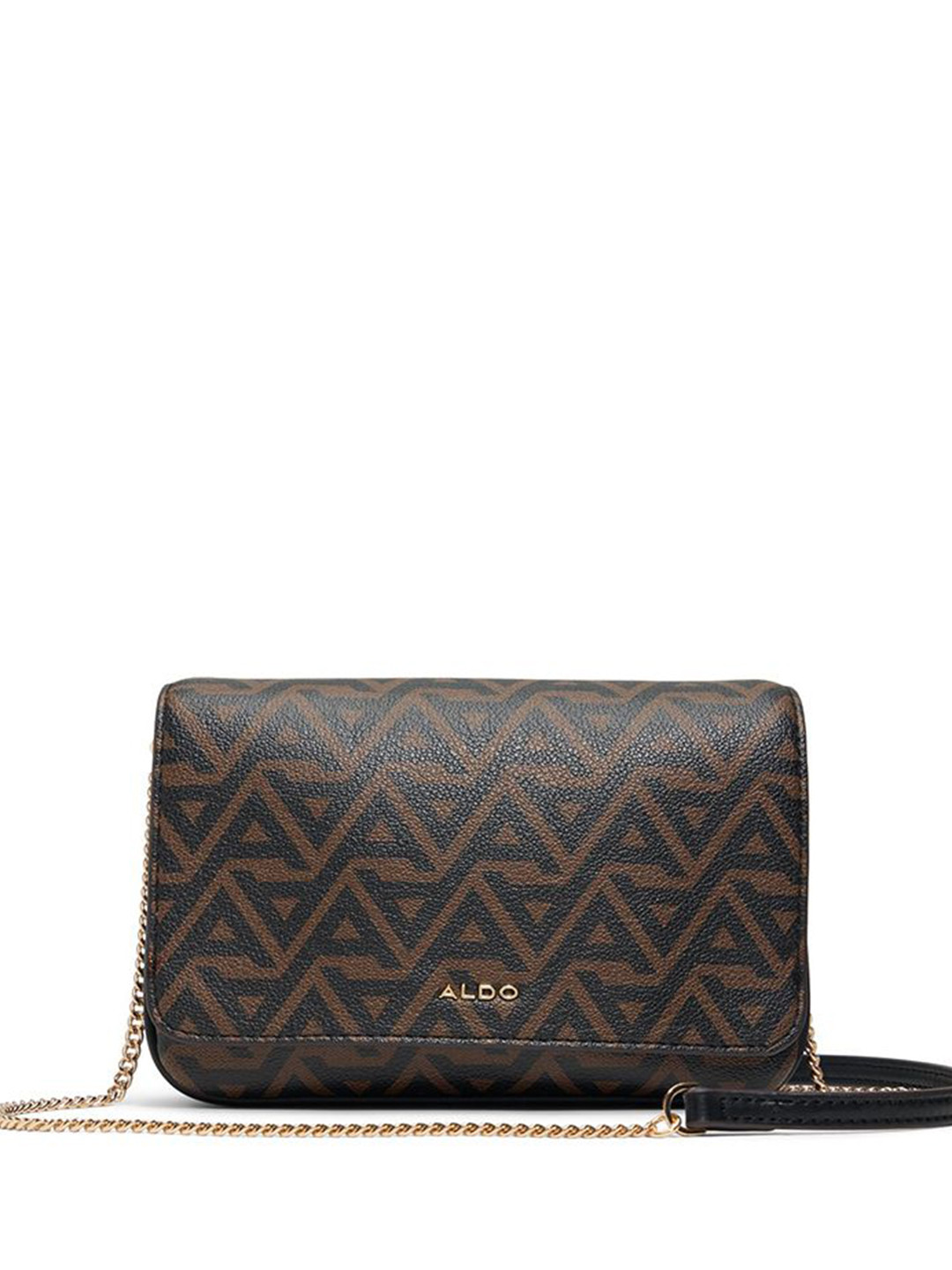 ALDO RIVERLY Quilted Structured Cross Body Sling Bag
