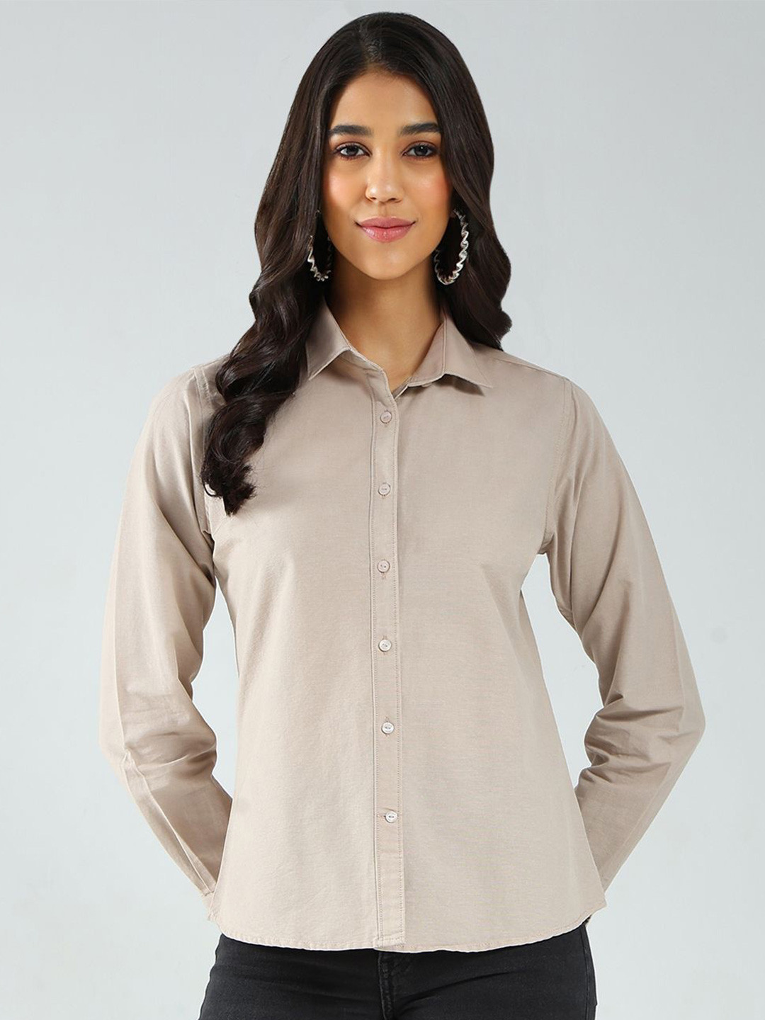 rock.it Spread Collar Slim Fit Cotton Shirt