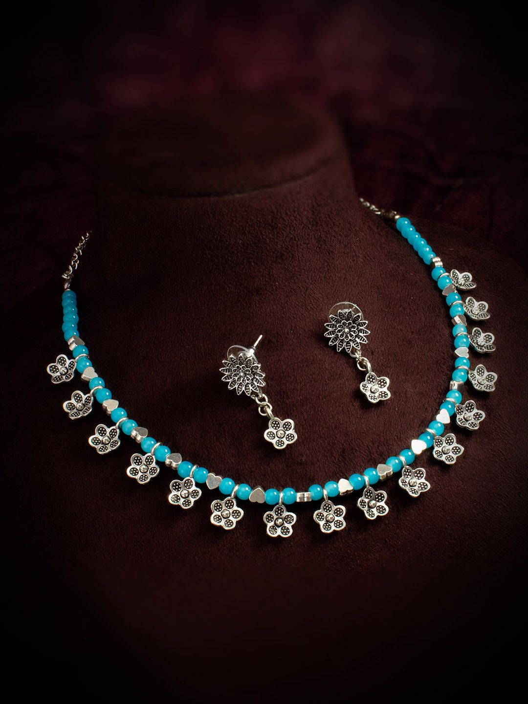 Anouk Floral Designed Jewellery Set