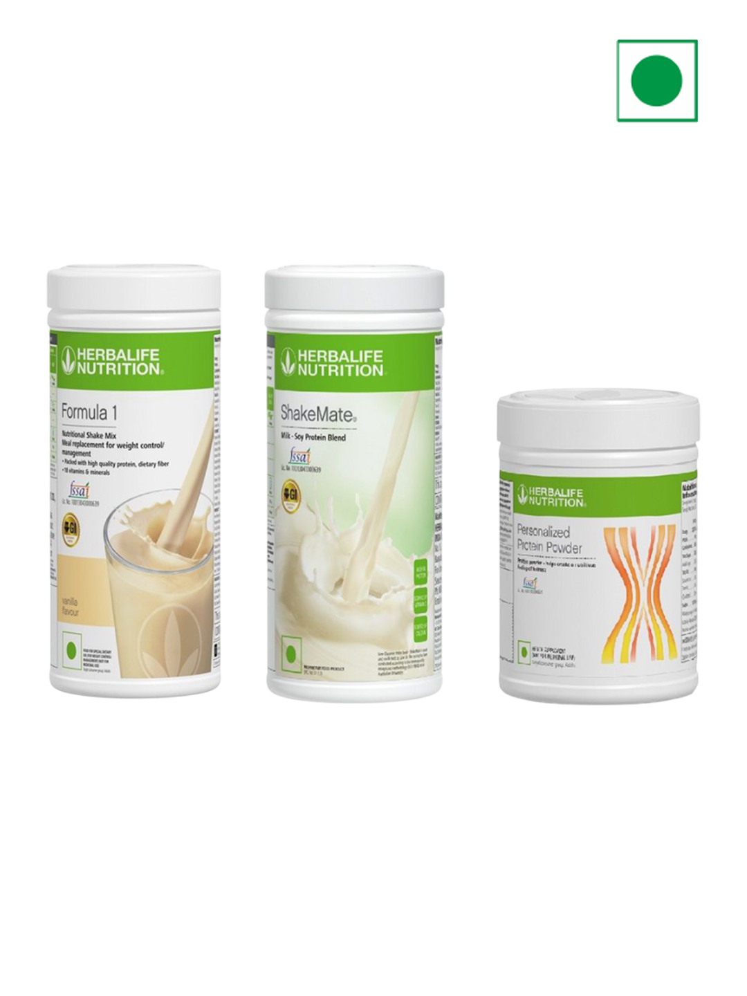 HERBALIFE NUTRITION Set Of 3 Protein Powder With Formula 1 Shake & ShakeMate
