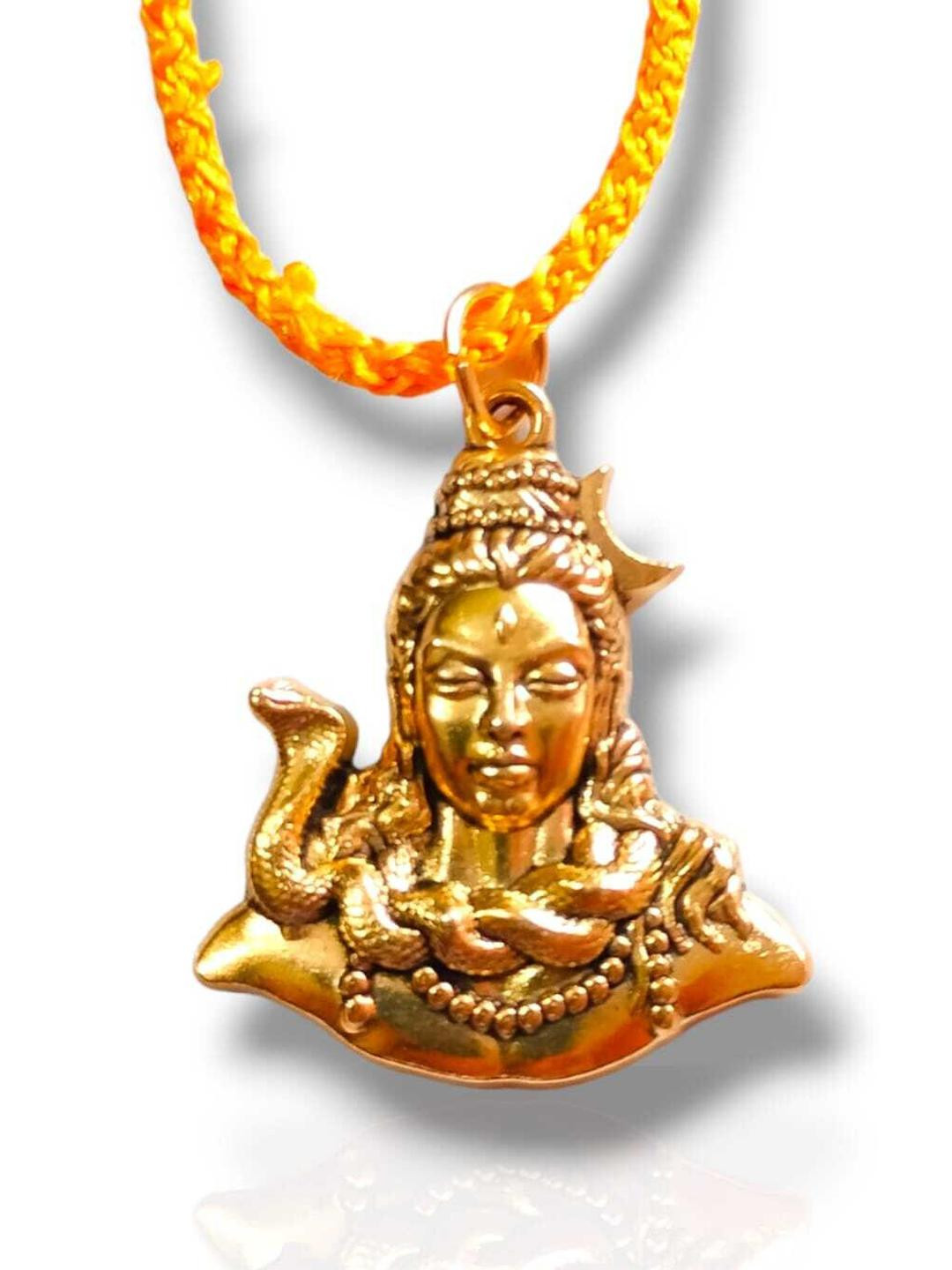 VANISHREE WORLD Gold-Plated Lord Shiva Pendants