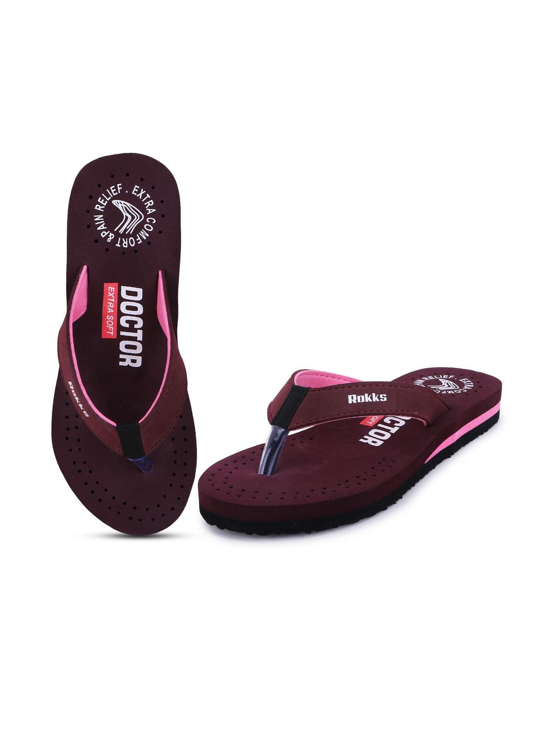 ROKKS Women Rubber Slip-On