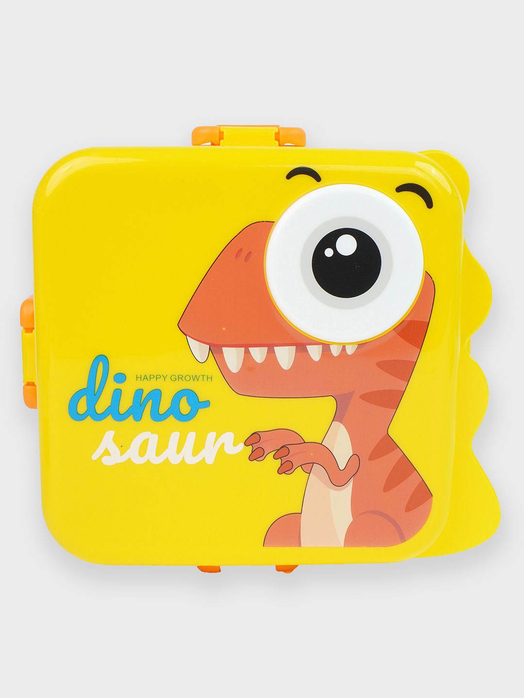 Little Surprise Box LLP Kids Yellow & Red Printed One Eye Stainless Steel Lunch Box