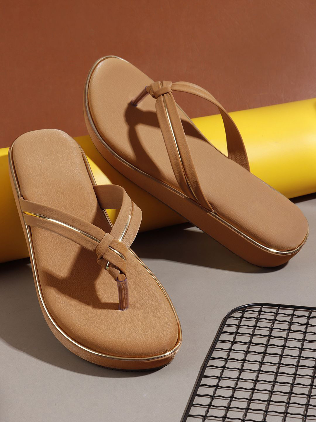 SUKUN Women Slip-On Open Toe Platform Heels