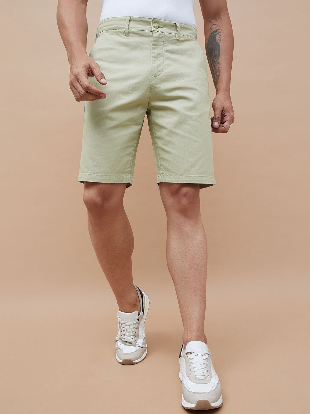 CODE by Lifestyle Men Cotton Chino Shorts