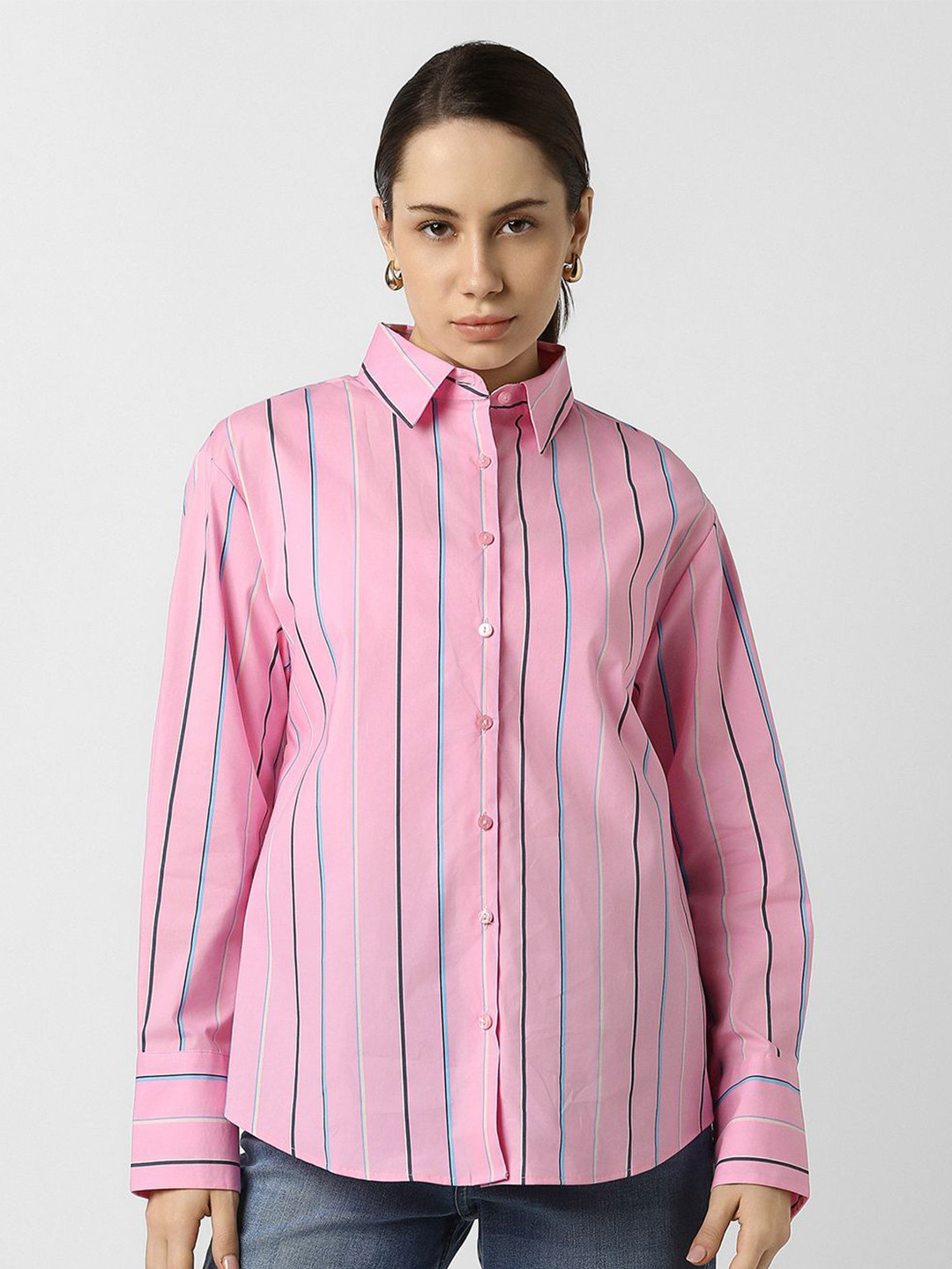 Van Heusen Woman Striped Formal Shirt