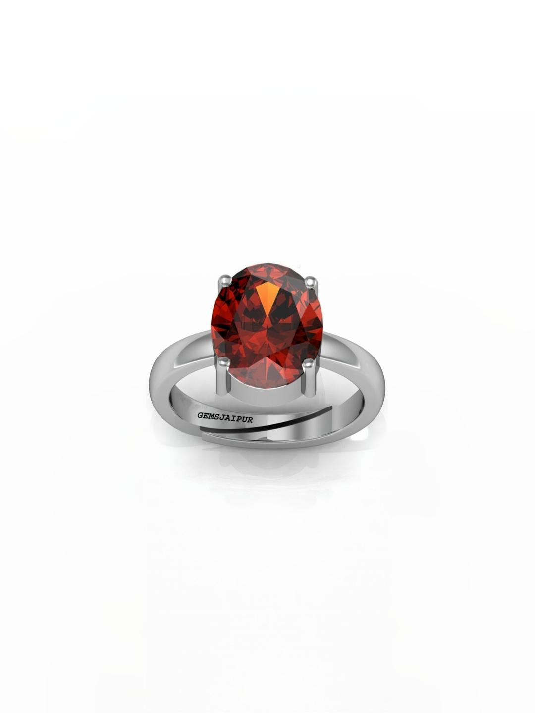 GenZcomplex Red Garnet Finger Ring