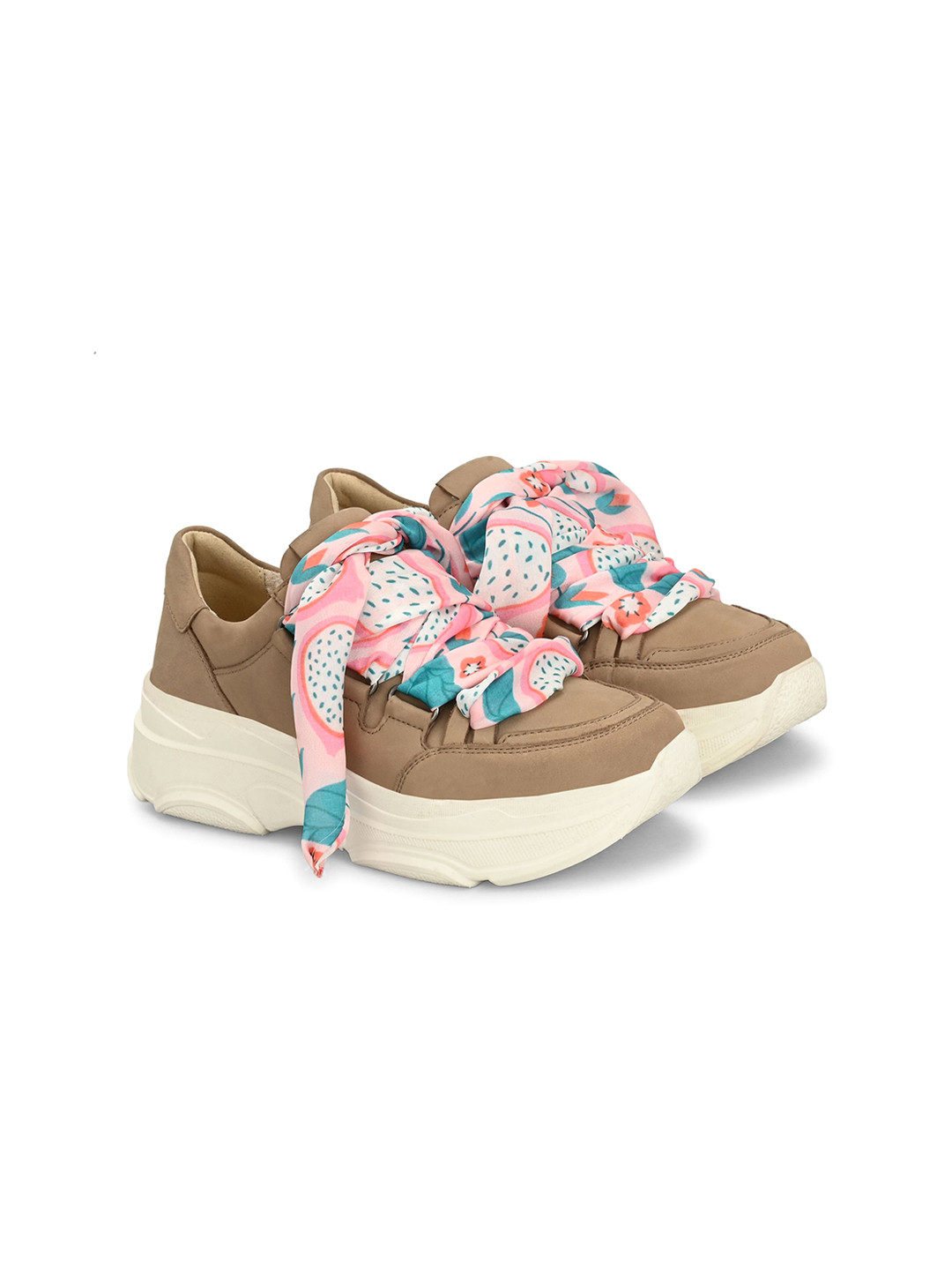 Overdrive Dolce Seagul Women Colourblocked Leather Sneakers