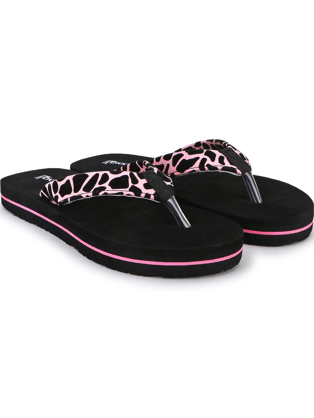 ROKKS Women Rubber Thong Flip-Flops