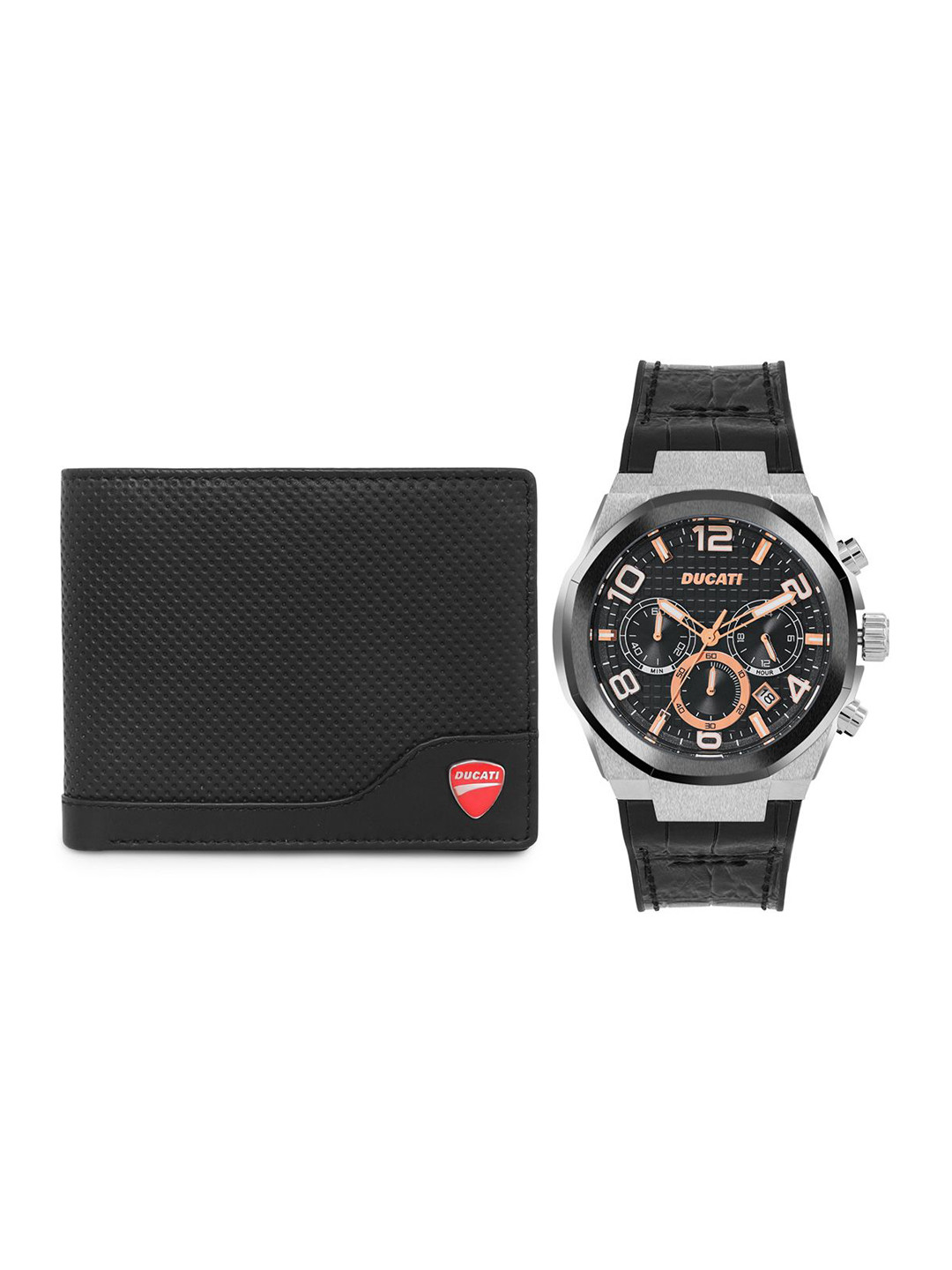 Ducati Men Watch & Wallet Accessory Gift Set