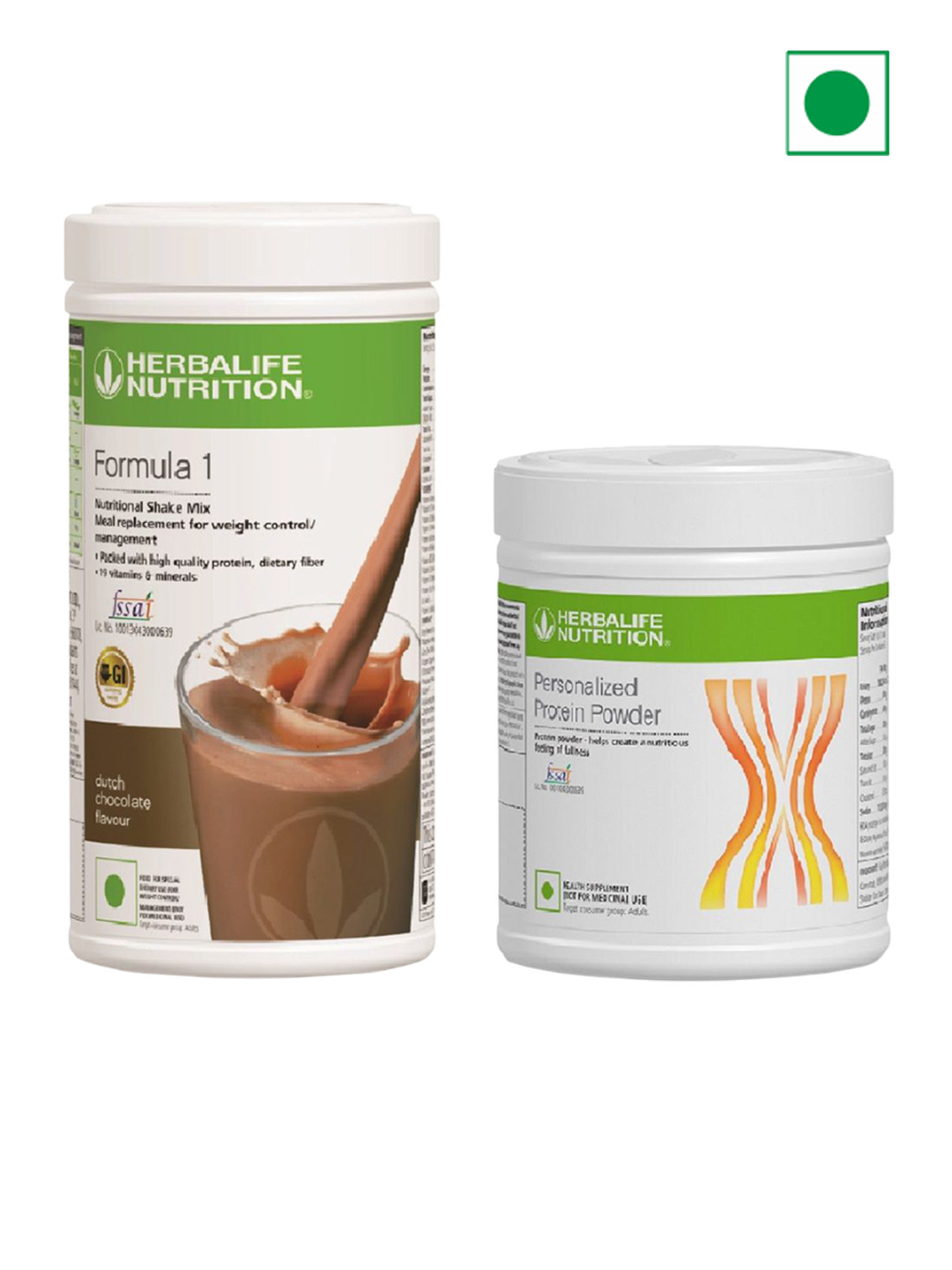 HERBALIFE NUTRITION Set Of 2 Protein Powder 200 g With Formula 1 Shake 500 g