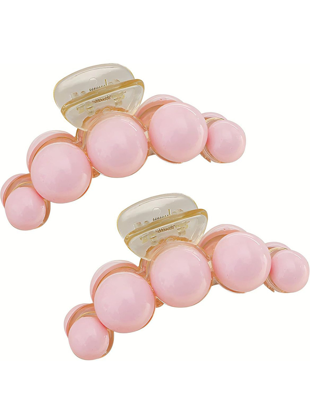 Radhya Accessories Women Set of 2 Aesthetic Bubble Claw Clips