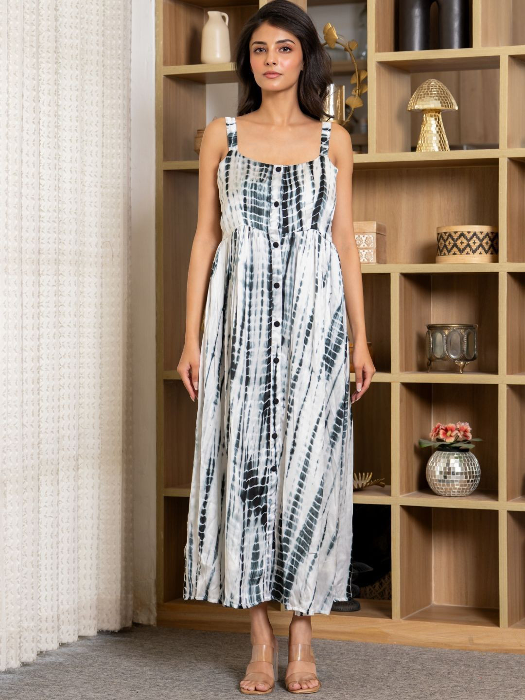 HOUSE OF JAMOTI Women Rainfall Reverse Dress