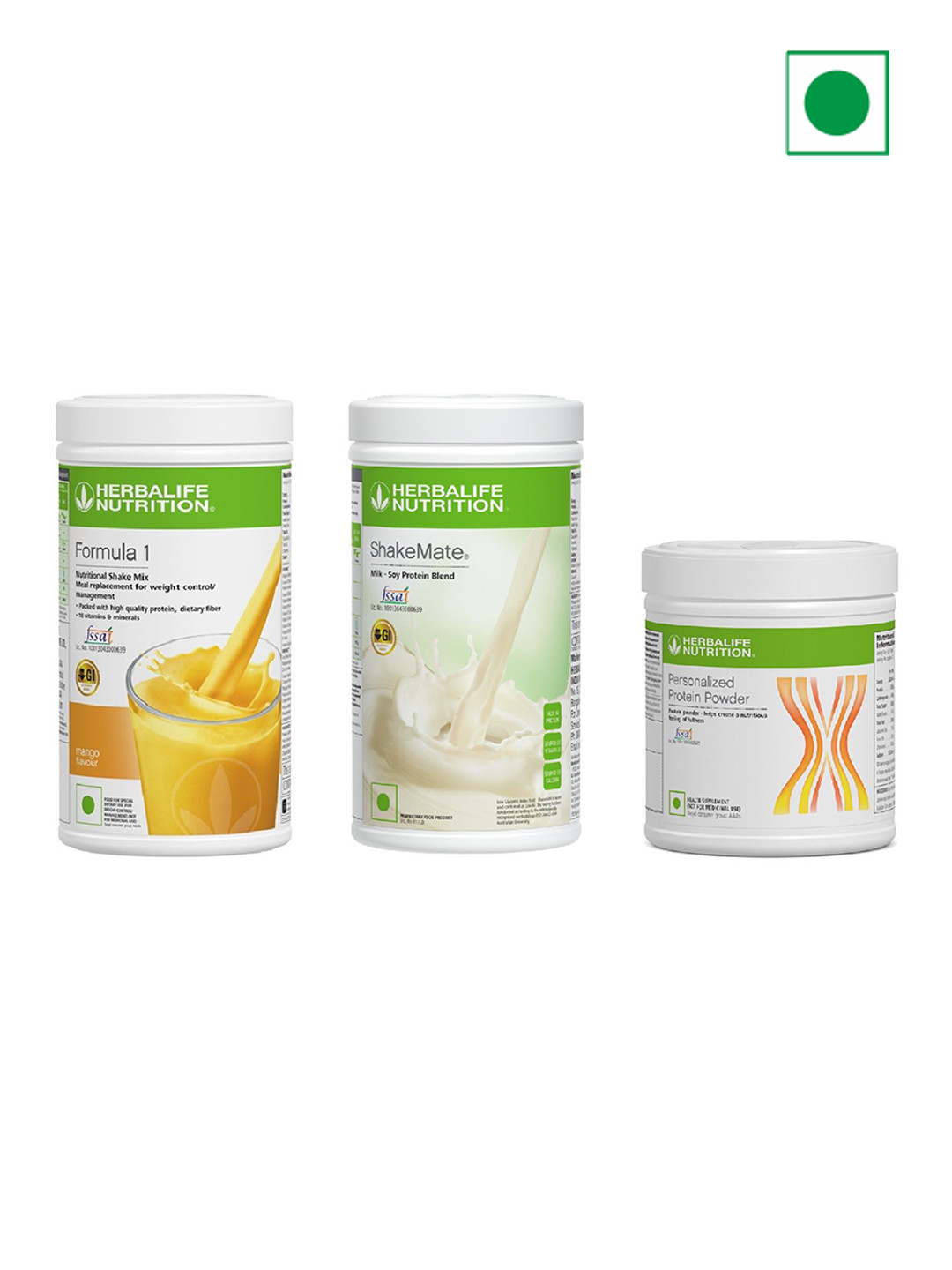 HERBALIFE NUTRITION Set Of 3 Protein Powder With Formula 1 Shake & ShakeMate