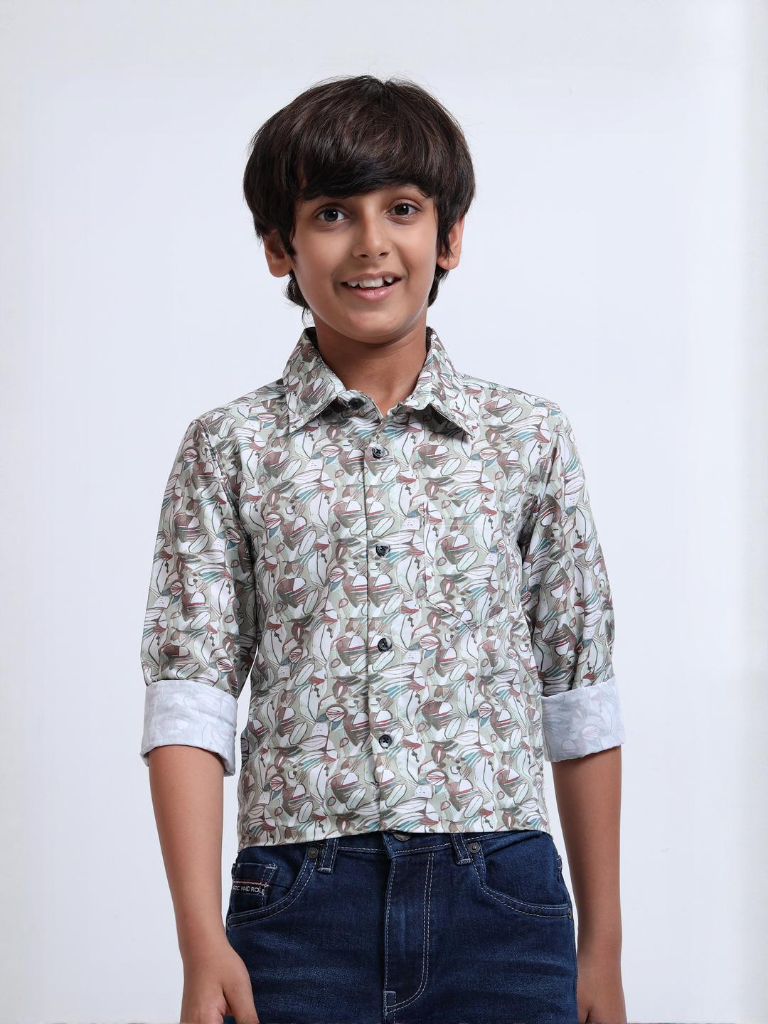 Rocket Science Boys Printed Casual Shirt