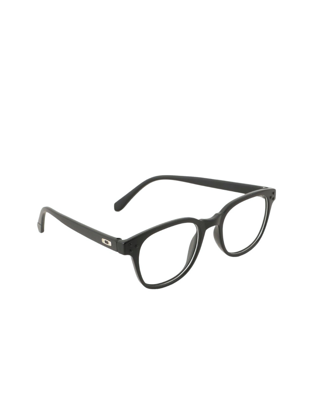 BAYBERRY Unisex Clear Lens & Wayfarer Sunglasses with UV Protected Lens DGN 1131 Black