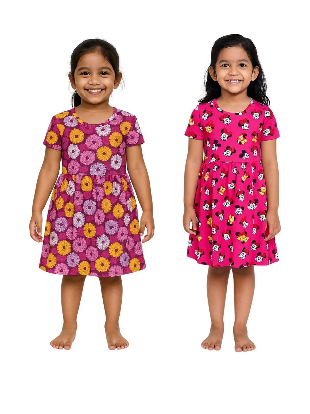 Veecap Girls Rust Pack Of 2 Dresses
