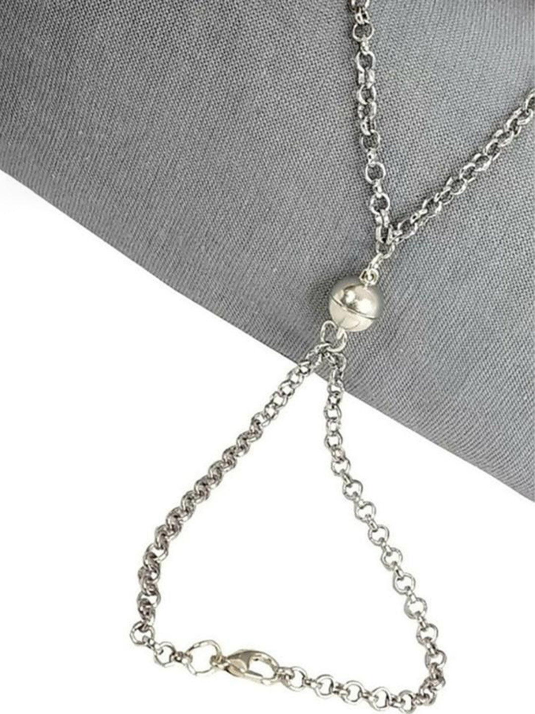 Ringzinnie DIl Unisex Pack Of 2 Stainless Steel Bracelet