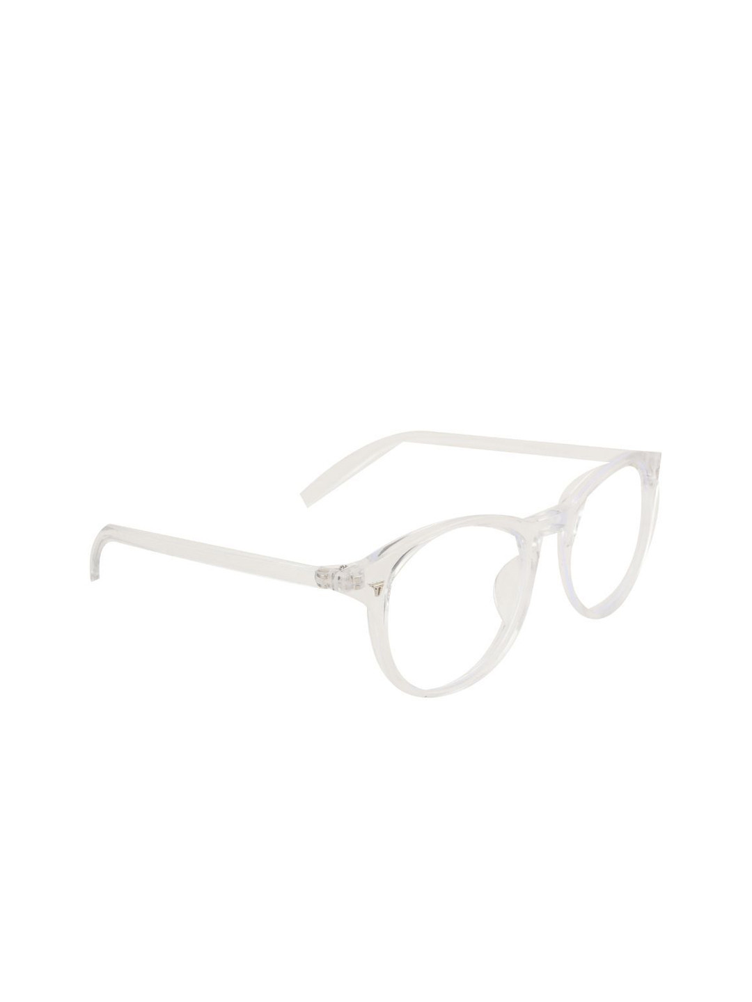 BAYBERRY Unisex Clear Lens & White Wayfarer Sunglasses with UV Protected Lens DGN 1135